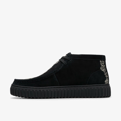 Men Torhill Woven Black Suede