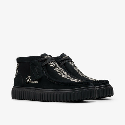 Men Torhill Woven Black Suede