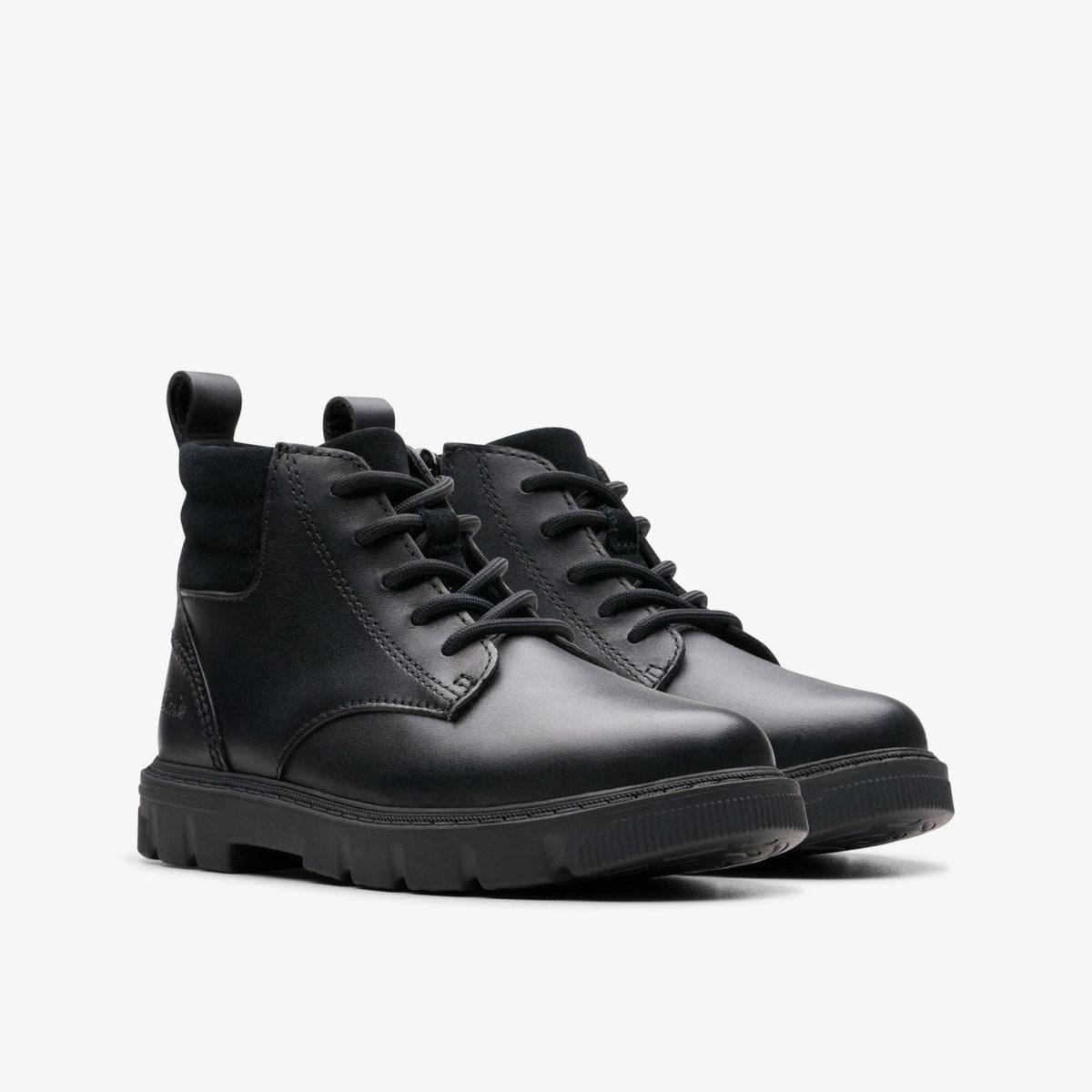 Kids Lorcam Trail Kid Black Leather