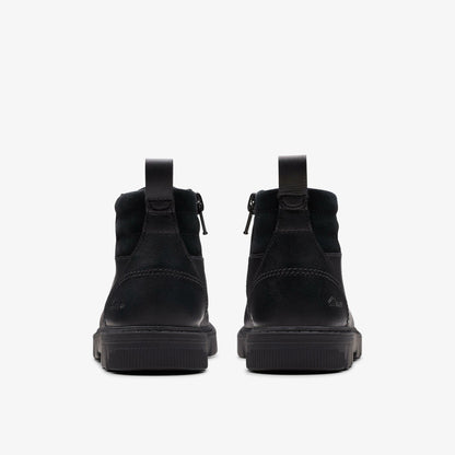 Kids Lorcam Trail Kid Black Leather