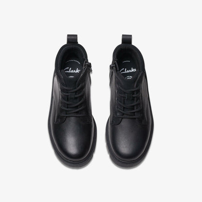 Kids Lorcam Trail Kid Black Leather