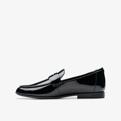 Kids Finja Bright Older Black Patent