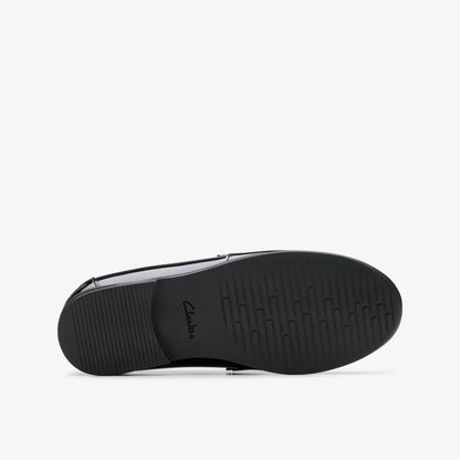 Kids Finja Bright Older Black Patent