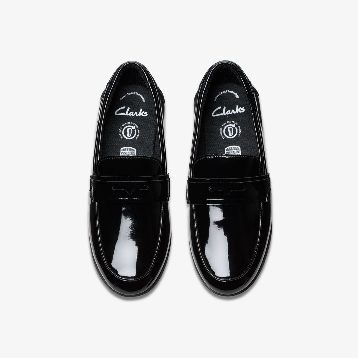 Kids Finja Bright Older Black Patent
