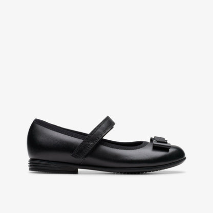 Kids Finja Tap Kid Black Leather