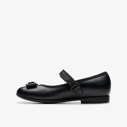Kids Finja Tap Kid Black Leather
