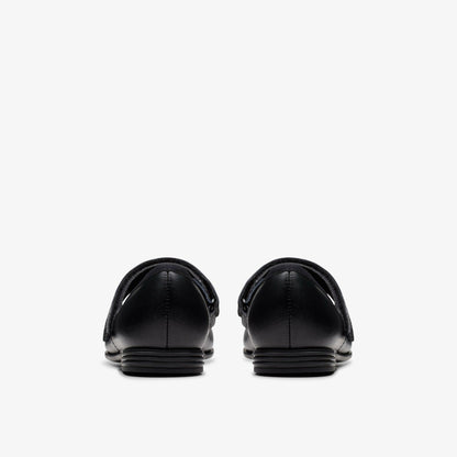 Kids Finja Tap Kid Black Leather