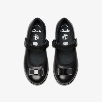 Kids Finja Tap Kid Black Leather