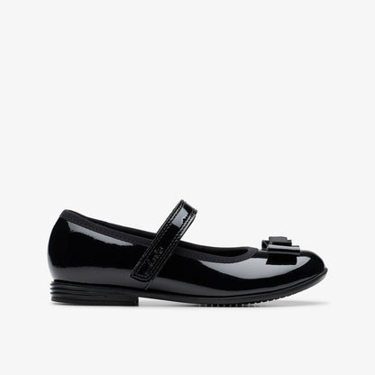 Kids Finja Tap Kid Black Patent
