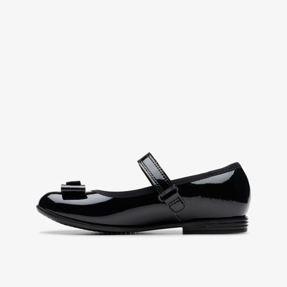 Kids Finja Tap Kid Black Patent