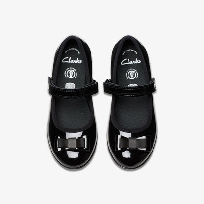 Kids Finja Tap Kid Black Patent
