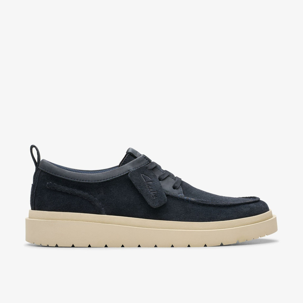 Men Polden Moc Navy Suede