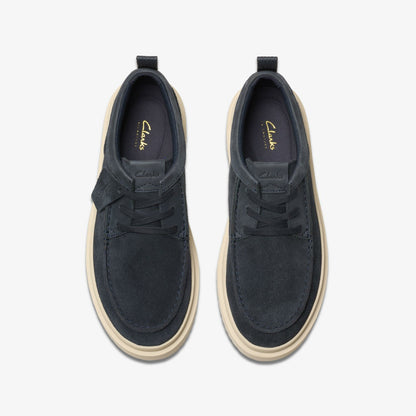 Men Polden Moc Navy Suede