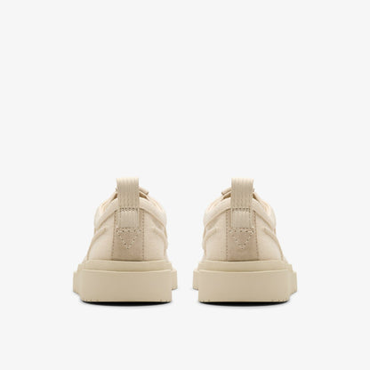 Men Polden Moc Off White Canvas