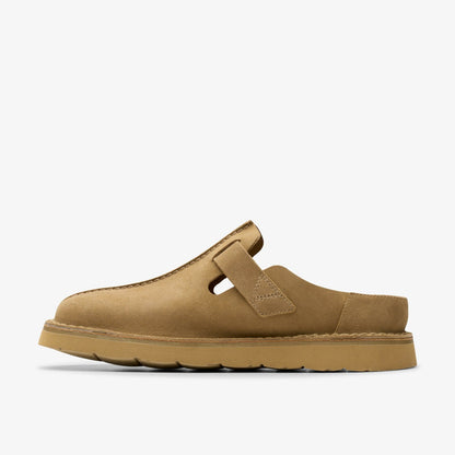 Men Solsbury Mule Dark Sand Suede