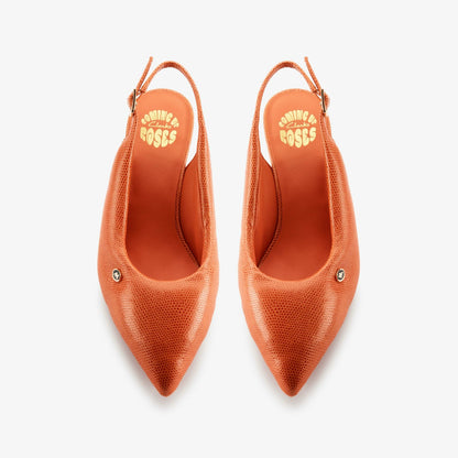 Women Martine Rose Sling 1 Womens Orange Interest Leather