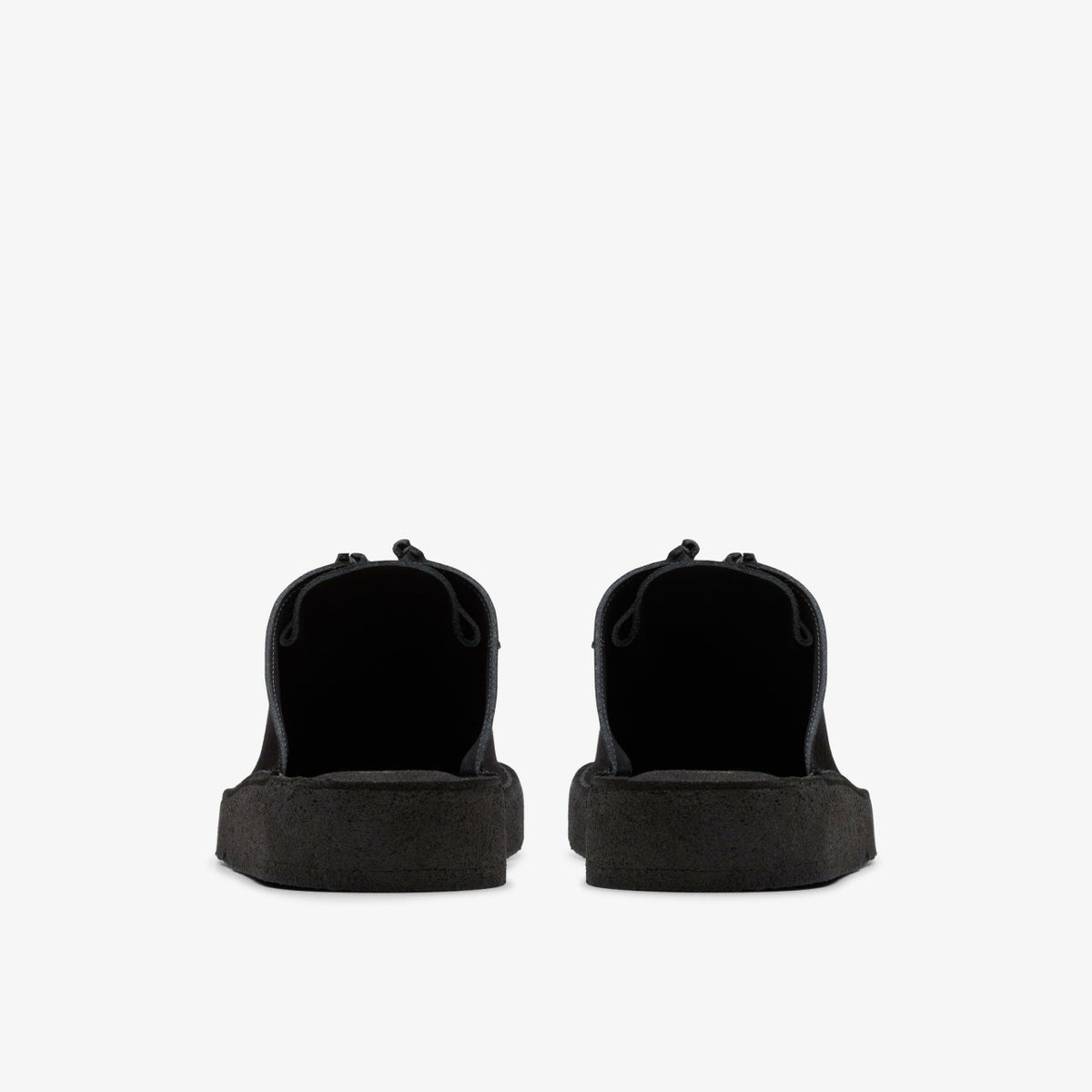 Women Desert Nomad Mule Black Suede