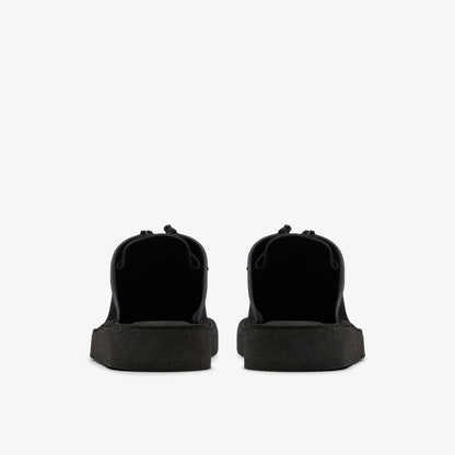 Women Desert Nomad Mule Black Suede