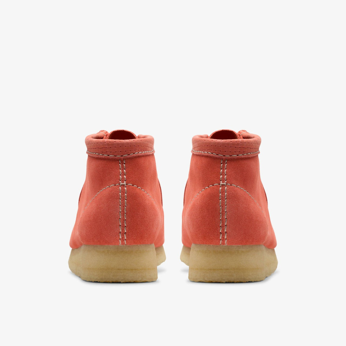 Women Wallabee Boot Coral Suede