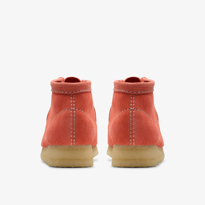 Women Wallabee Boot Coral Suede