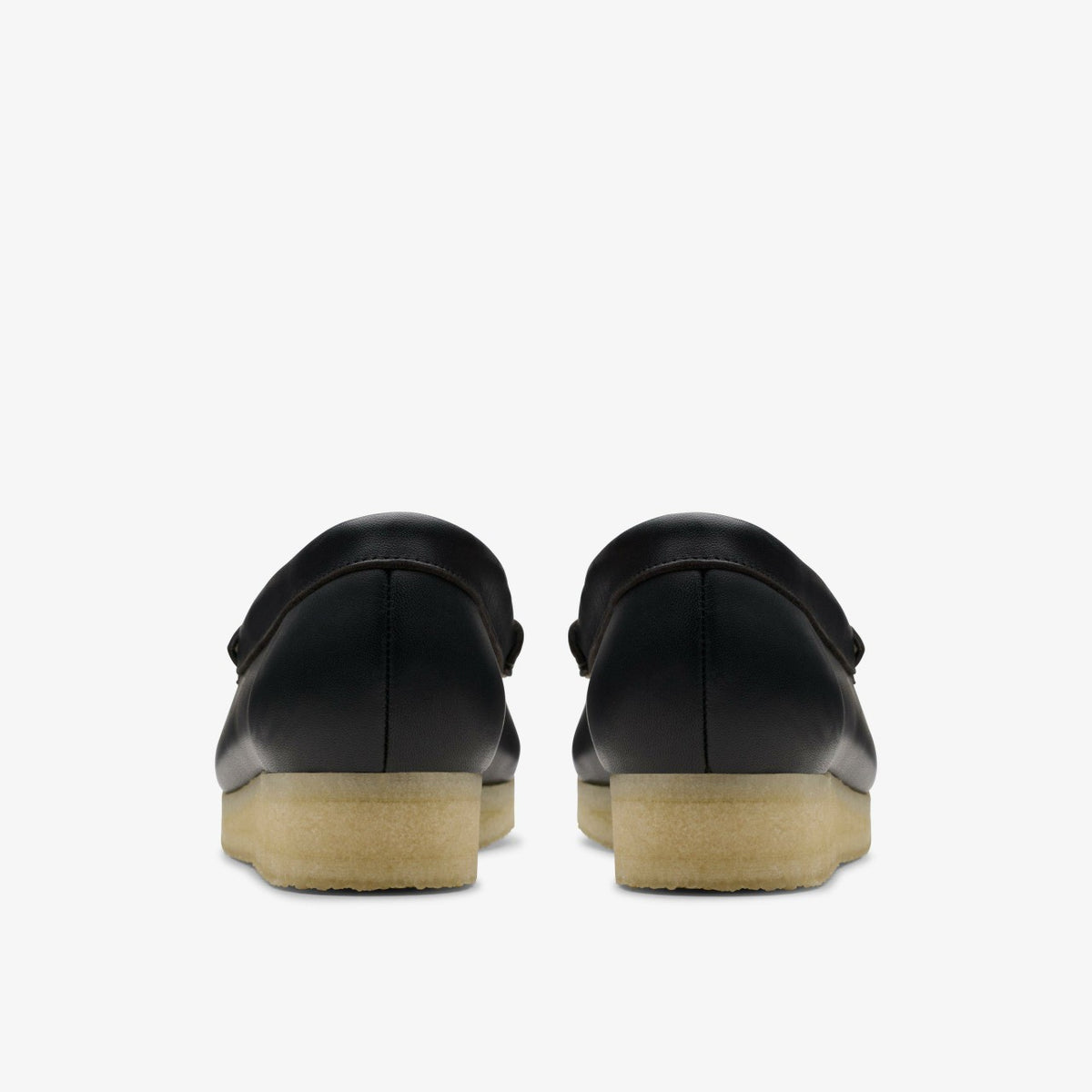 Women Wallabee Loafer HBIT Black/White Leather