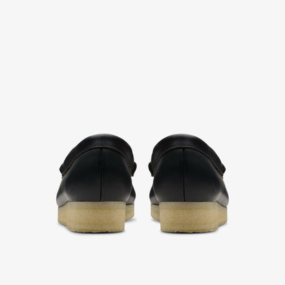 Women Wallabee Loafer HBIT Black/White Leather