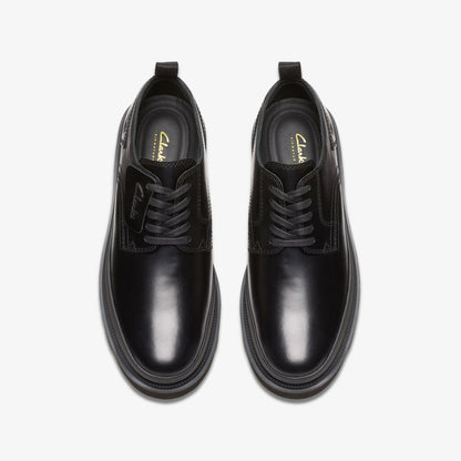 Men Badell Lace Black Leather