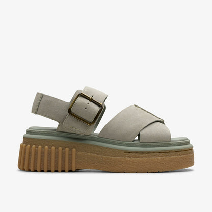 Women Evamar Wish Light Green Suede