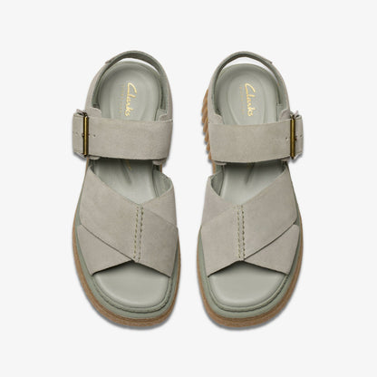 Women Evamar Wish Light Green Suede