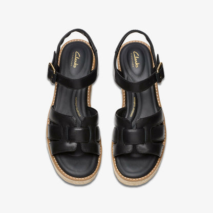 Women Coledale Strap Black Leather