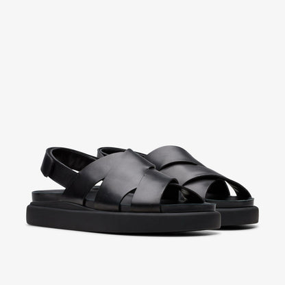 Women Aristella Sun Black Leather
