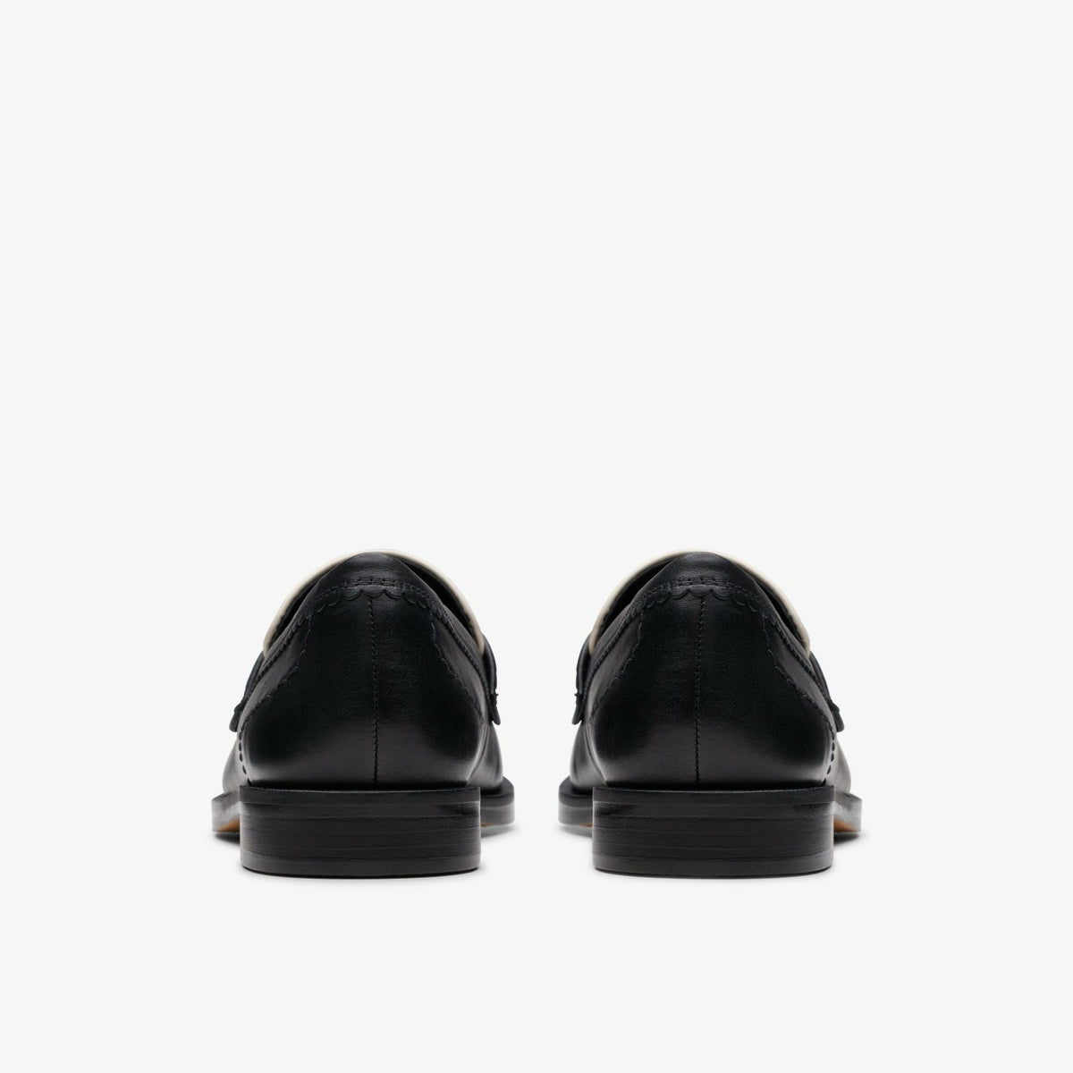 Women Straven Edge Black Combination Leather