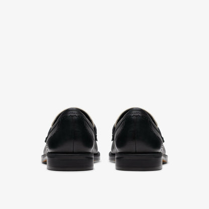 Women Straven Edge Black Combination Leather