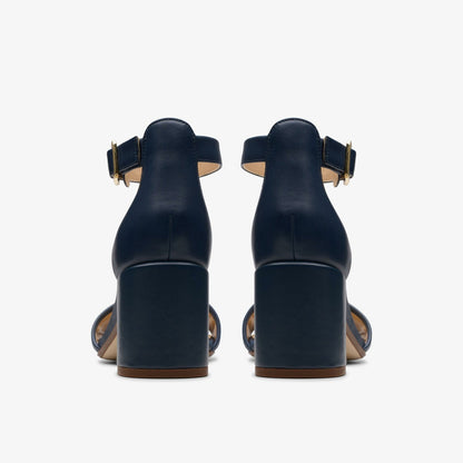 Women Ezoria Mae Navy Leather