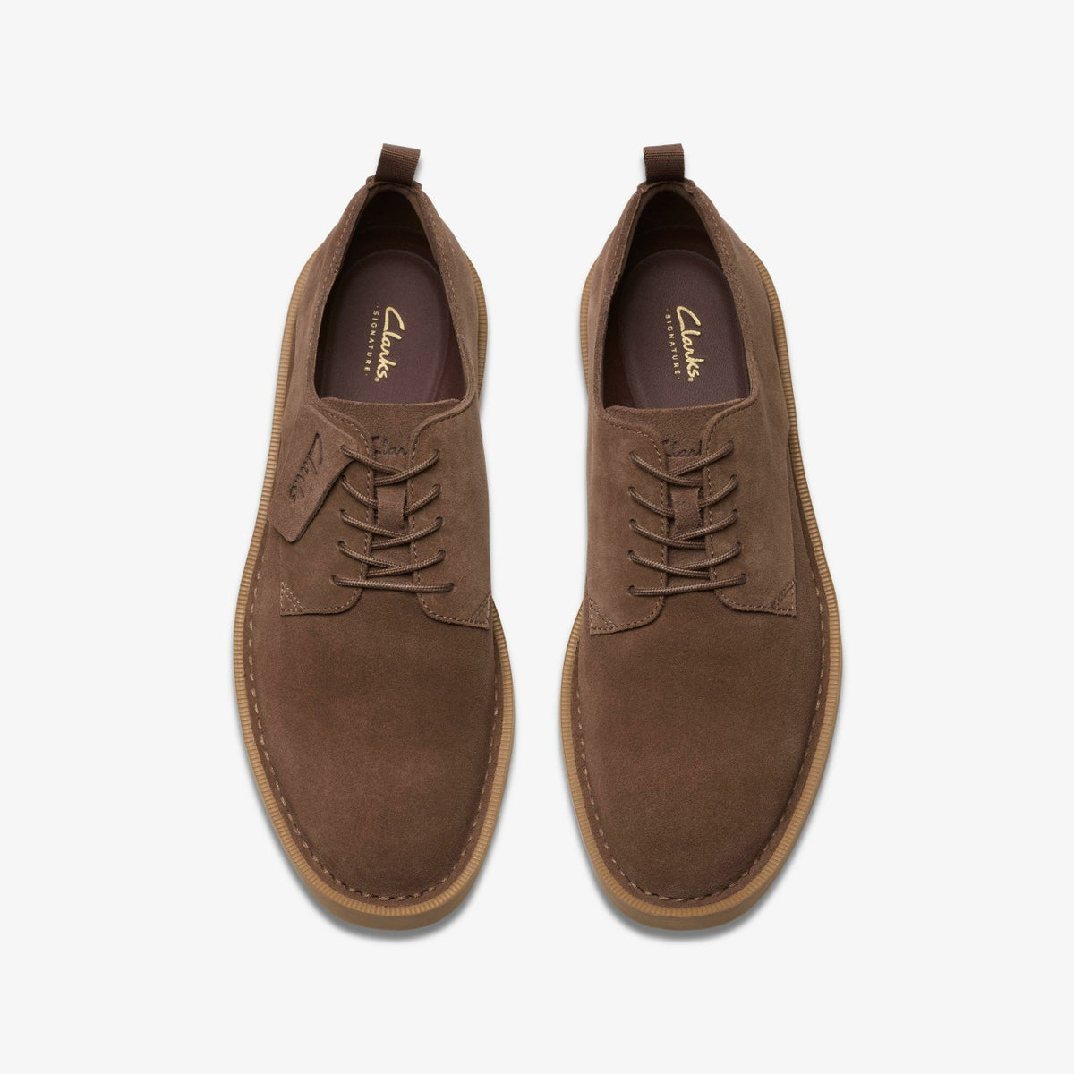 Men Martock Lace Brown Suede