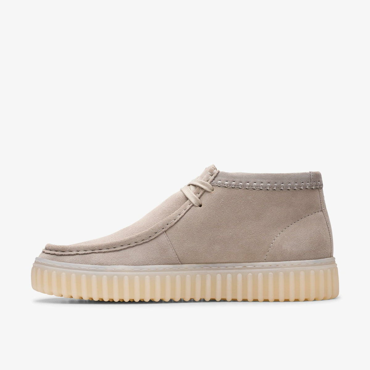 Men Torhill Hi Light Grey Suede