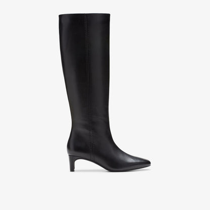 Women Edina Tall Black Leather