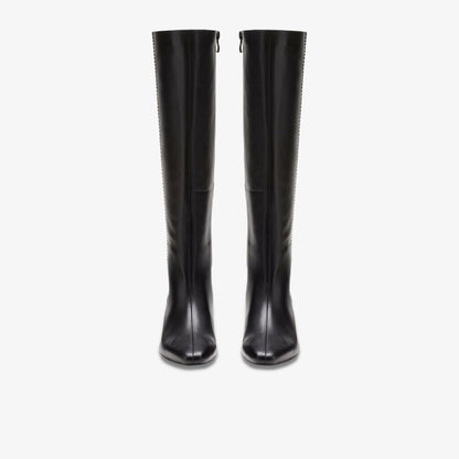 Women Edina Tall Black Leather