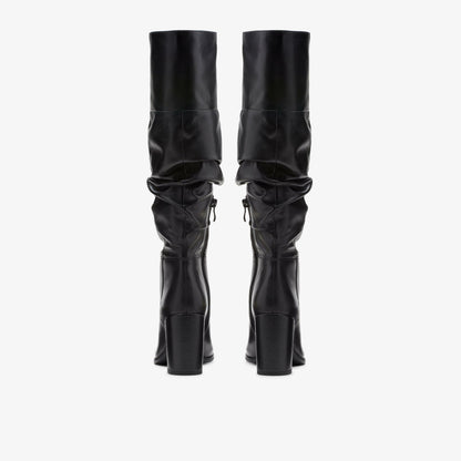 Women Freva 85 Slouch Black Leather