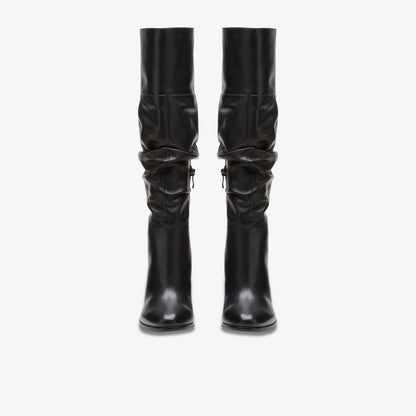 Women Freva 85 Slouch Black Leather