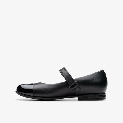 Kids Finja Gem Kid Black Leather