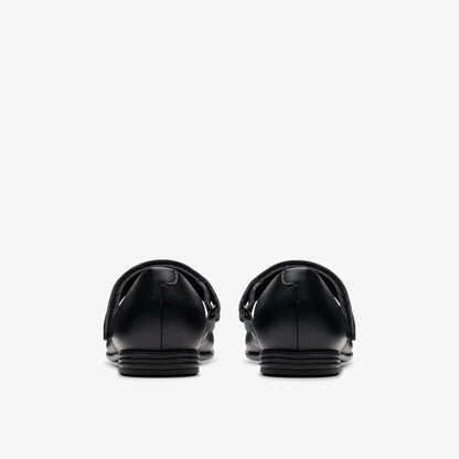 Kids Finja Gem Kid Black Leather