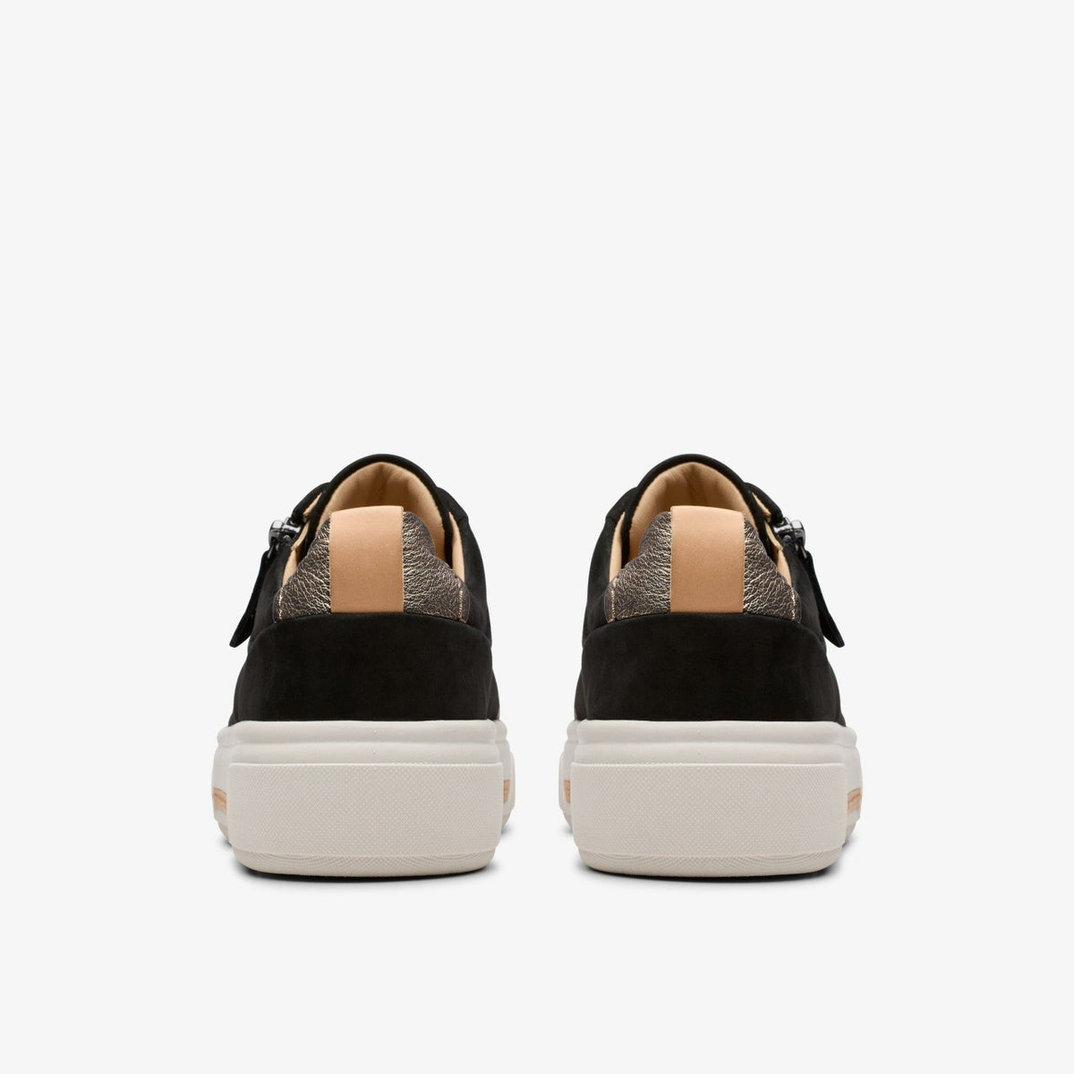 Women Hollyhock Zip Black Nubuck