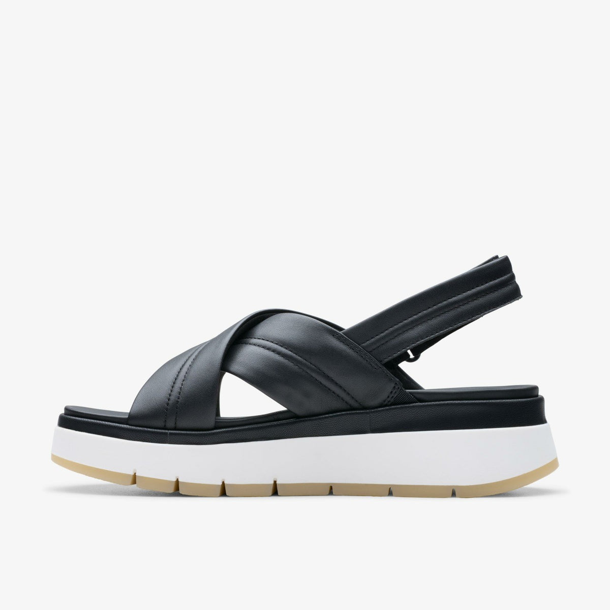 Women Tuscan Cross Black Leather