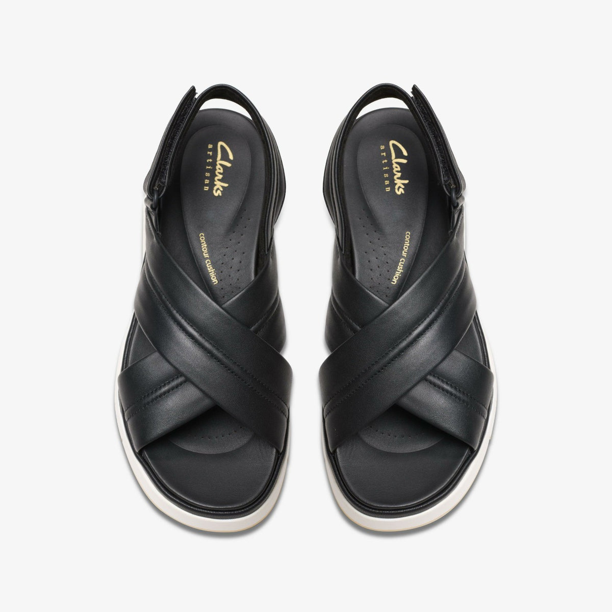 Women Tuscan Cross Black Leather