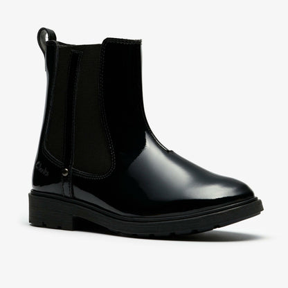 Kids Astrol Orin Kid Black Patent