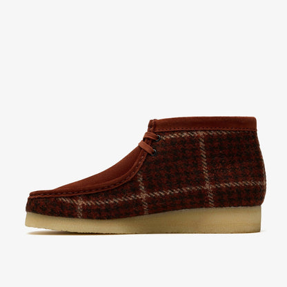 Men Wallabee Boot Rust Tweed Combination