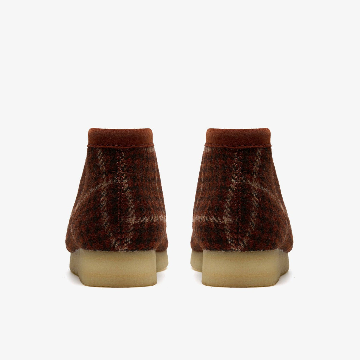 Men Wallabee Boot Rust Tweed Combination