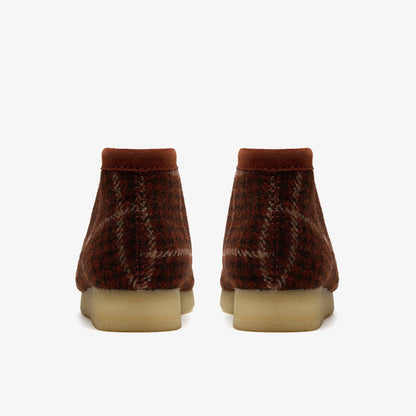 Men Wallabee Boot Rust Tweed Combination