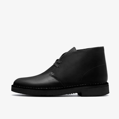 Men Desert Boot GORE-TEX Black Leather
